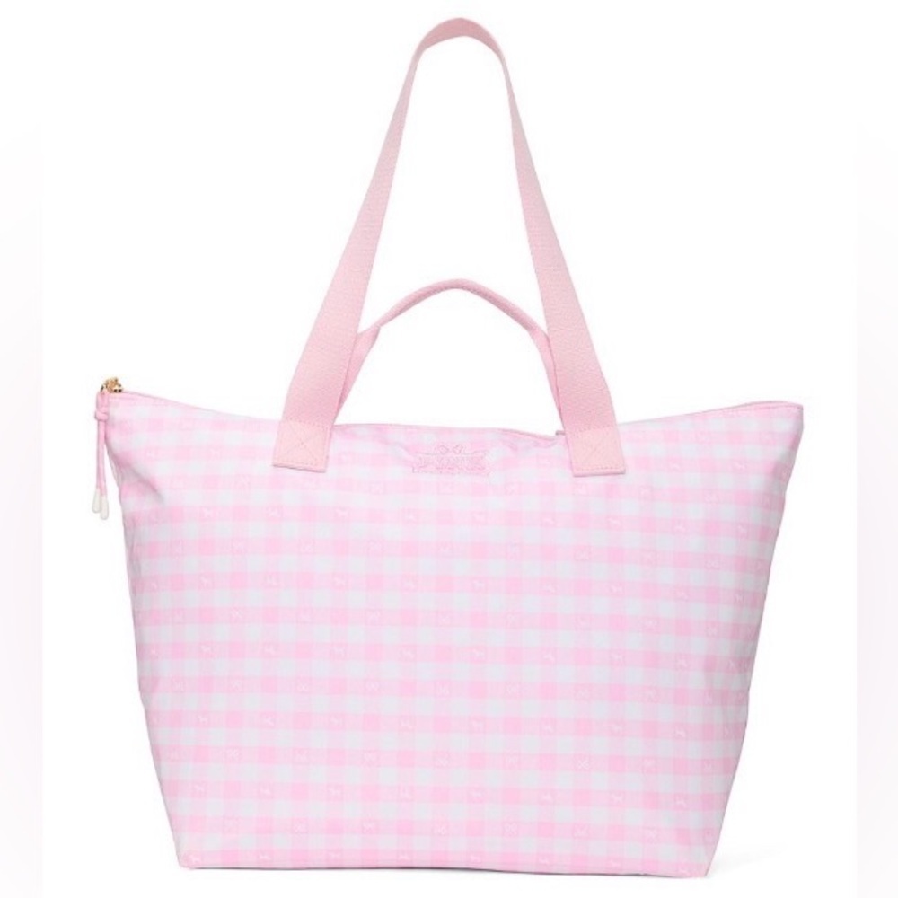 Limited edition PINK Victoria’s Secret x LoveShackFancy Pink Gingham Tote Bag